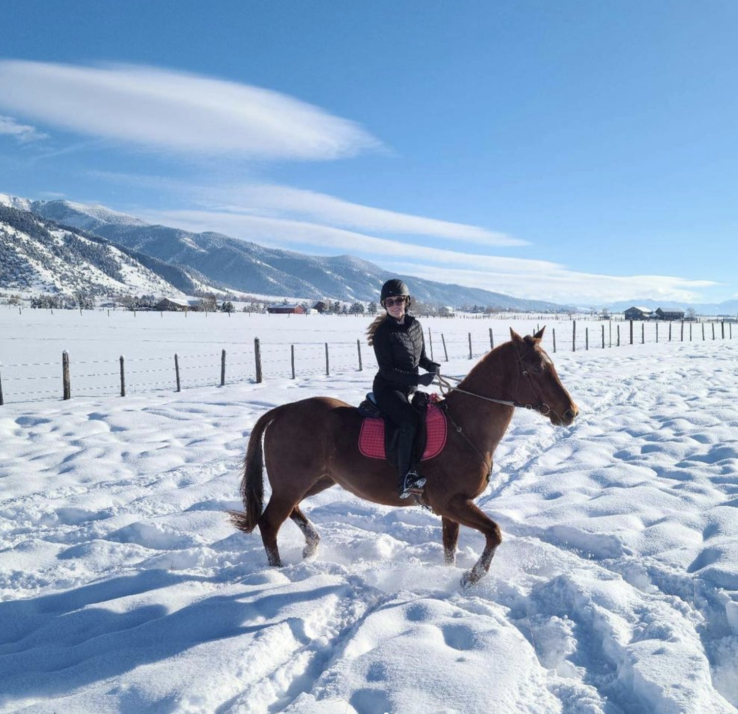 katrina on a horse