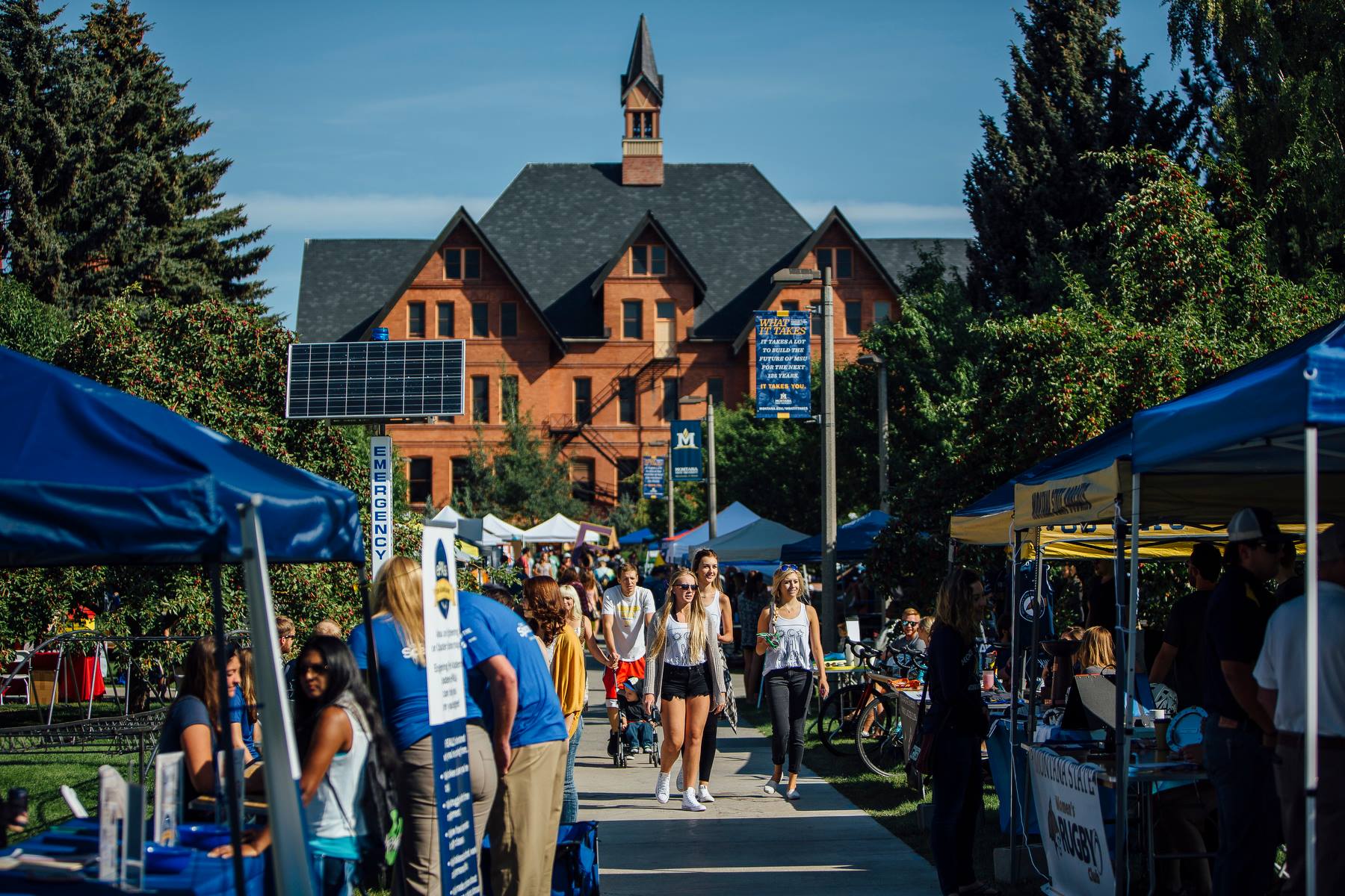 Campus during Catapalooza