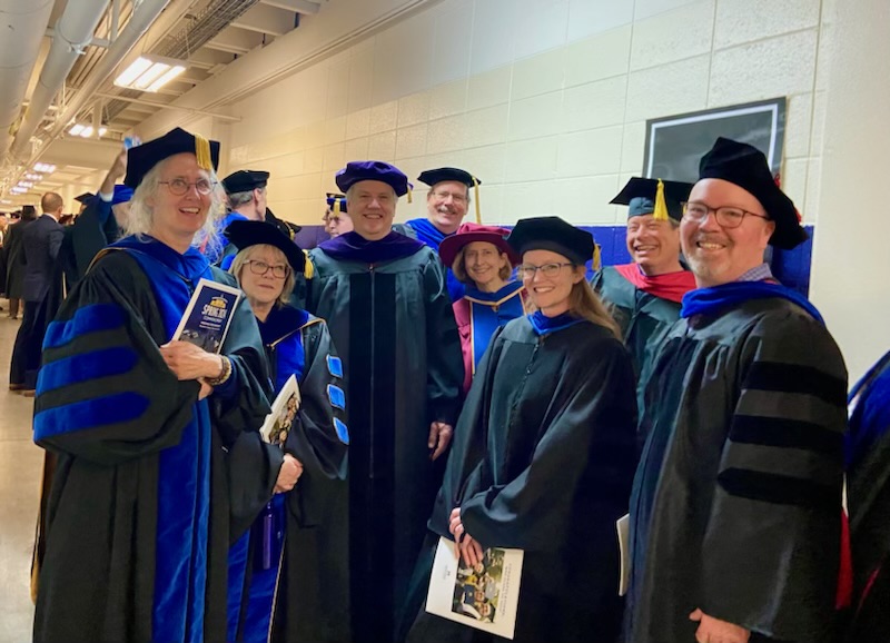 Faculty at Spring 24 Graduation