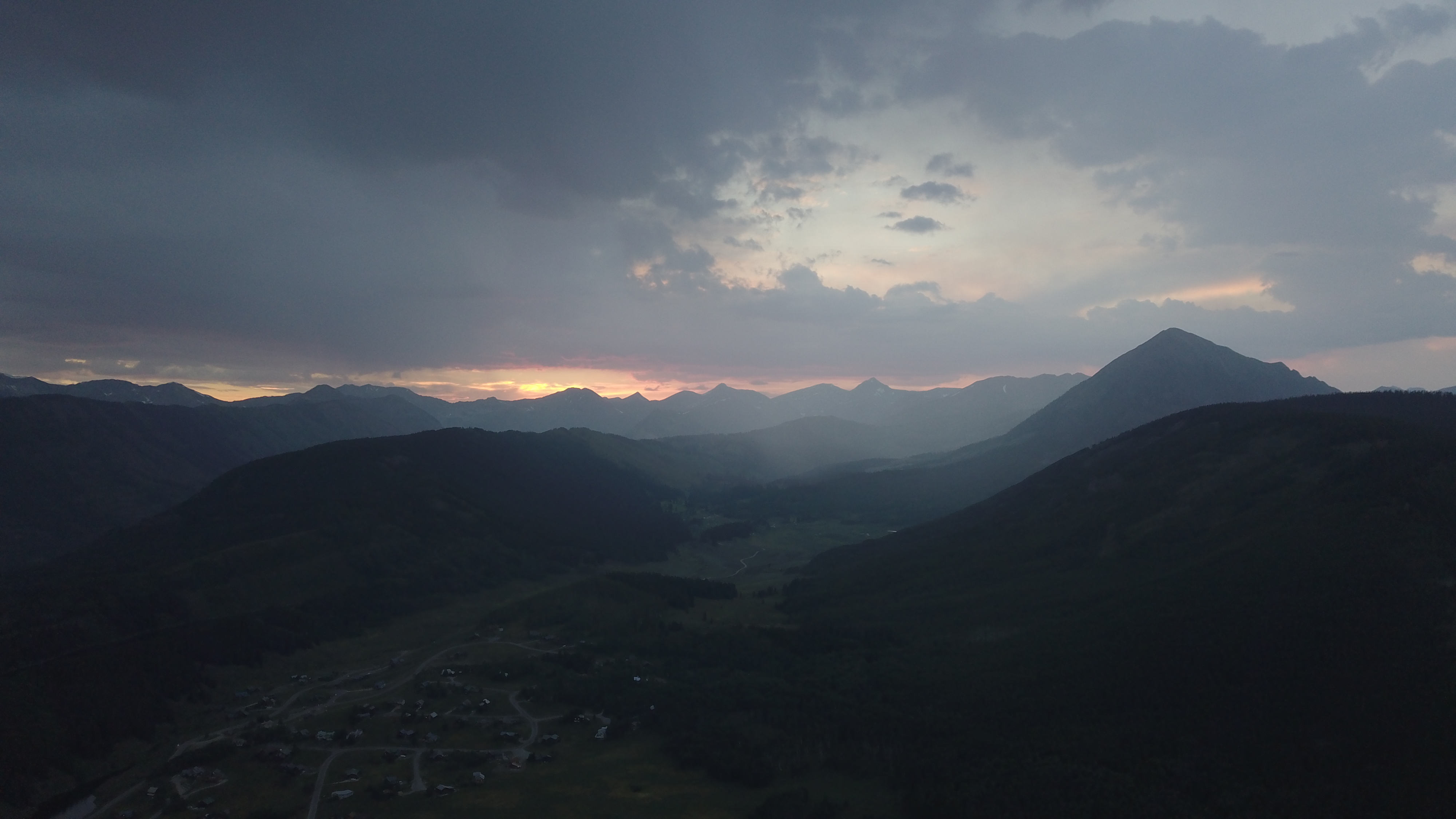 View of mountains