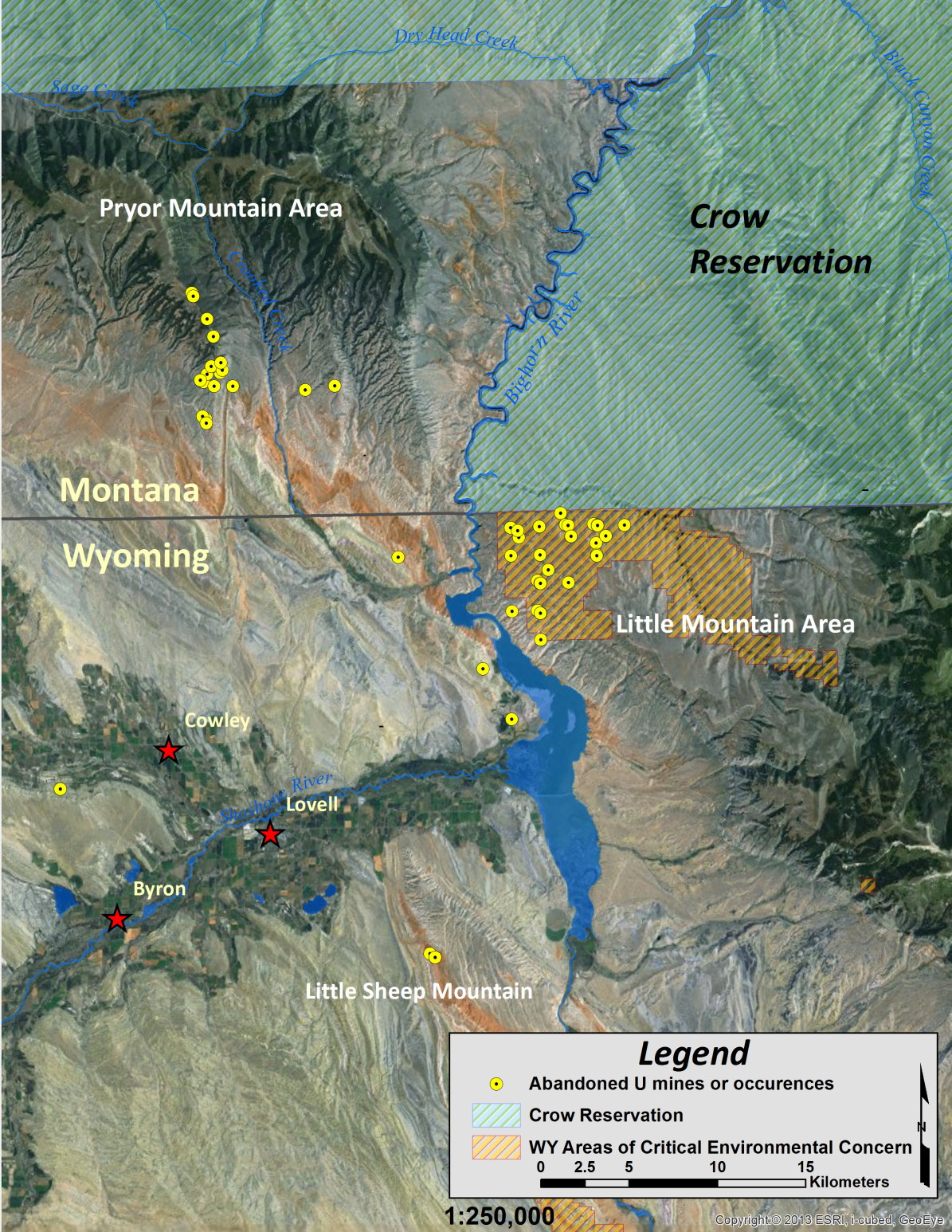 Map of area