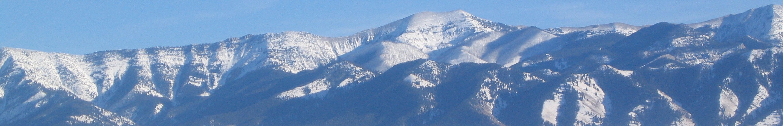 Snow covered mountains