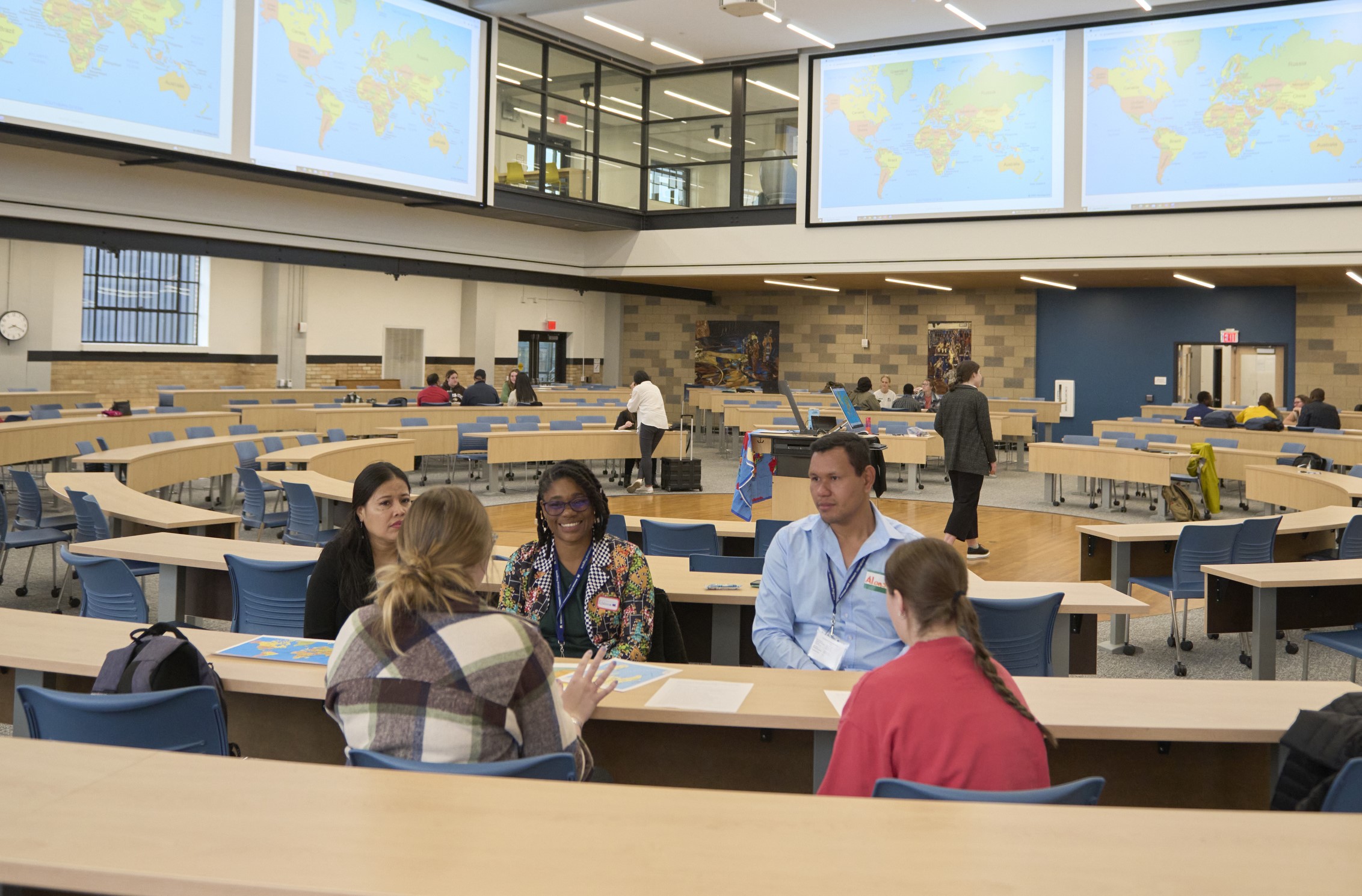 2024 F-TEA fellows in conversation with MSU students