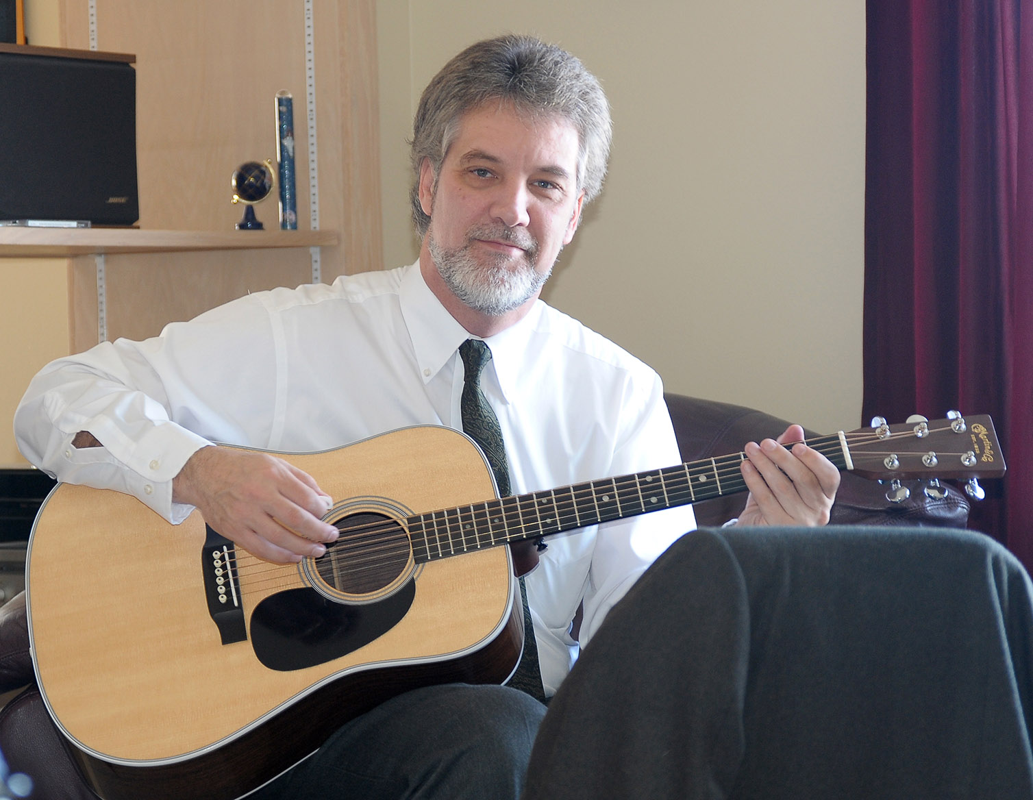 Joseph Shaw with guitar 