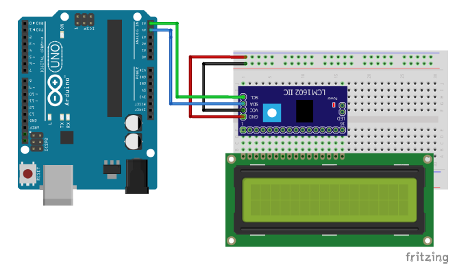 I2C LCD Hook up